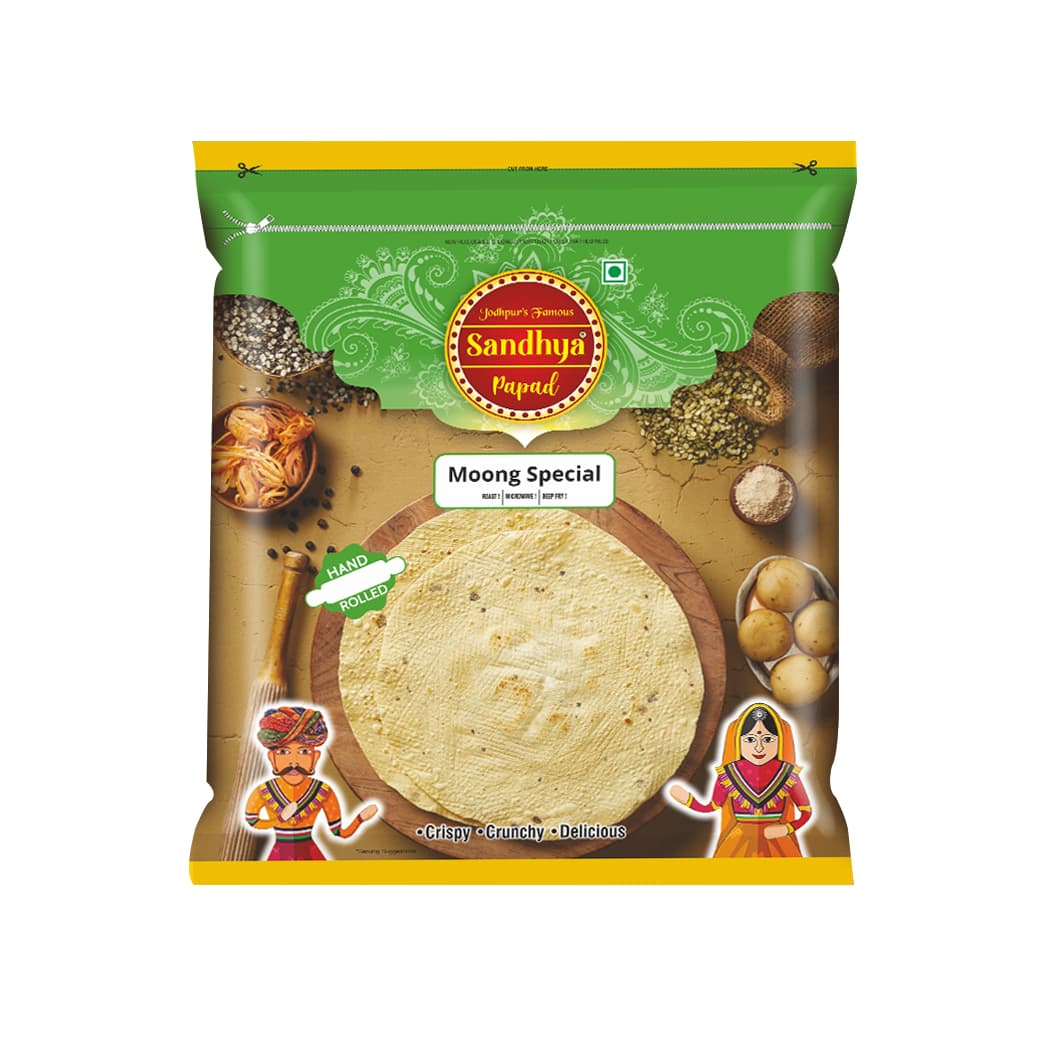 Moong Special Papad - 200GM original packaging